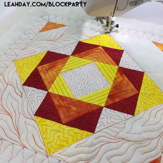 How to Quilt a Glitter Star Block Quilting Tutorial with Leah Day